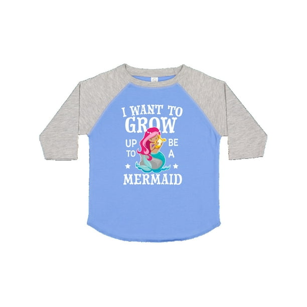inktastic I Want to Grow Up to Be a Mermaid Toddler T-Shirt 